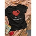 thumbnail image 3 of Smartprints Womens Graphic Tee - Valentine's His Missing Piece - Regular Fit 100% Cotton, 3 of 4
