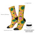 thumbnail image 4 of Fuzoiu Strawberry Print Athletic Crew Socks for Men & Women,Casual Crew Socks,Above Ankle Crew Socks for Business, Casual, 4 of 6