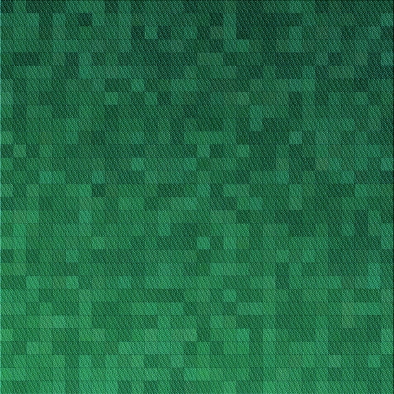 Ahgly Company Indoor Square Patterned Deep Emerald Green Area Rugs, 6' Square