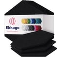 thumbnail image 1 of Paneles acústicos Ekkogo, 12 unidades, insonorizados, 30 x 26,5 x 1 cm, color negro, 1 of 6