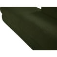 thumbnail image 5 of Meridian Furniture Kennedy Green Faux Shearling Teddy Fabric Bench, 5 of 14