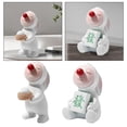 thumbnail image 1 of 2 X Figurita de Roja Estatua de Conejo Decoración Del Hogar perfecl Estatuilla de escritorio, 1 of 8