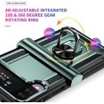 thumbnail image 3 of for Samsung Galaxy Z Flip 4 Case, Galaxy Z Flip 3 Case with Hinge Protection and 360°Rotate Ring Magnetic Kickstand Heavy Duty Protective Case for Samsung Galaxy Z Flip 3/4 Phone (MintGreen), 3 of 15
