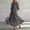 Gray, variant on Work Dress Prom Dresses Summer 2026 3/4 Sleeve V Neck Loose Fit Boho Dresses for Women with Pockets for Professional and Smart Casual S-3XL