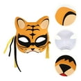 thumbnail image 6 of Raindrops Tiger Mask 1Pack Glowing Half Face For Unisex  And Masquerade Events, 6 of 8