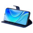 thumbnail image 5 of (Blue)For Huawei nova Y70 / Y70 Plus/ Enjoy 50 Calf Texture Zipper Leather Phone Case, 5 of 5