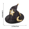 thumbnail image 3 of Halloween Children Hairpin Witch Headdress Hat Decoration Hair Accessories, 3 of 3