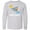 AC-Heather Grey, variant on Inktastic Sanibel Island Florida Dolphin Long Sleeve Youth T-Shirt