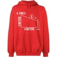 thumbnail image 2 of OXI Hoodie Sweatshirt - Find X Found It Math, Basic Casual Hoodie for Men's and Women Fleece Hoodie Long Sleeve - Red 3X-Large, 2 of 3