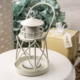 thumbnail image 1 of Lighthouse Luminous Metal Lantern | Package Of 72 | White, 1 of 1