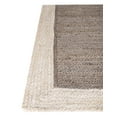 thumbnail image 5 of 4x9 Ft Gray & White Jute Area Rug, Hand-Woven, Reversible, Farmhouse Boho Style, Durable & Pet-Friendly Rug for Living Room, Dining Room, and Bedroom, 5 of 5
