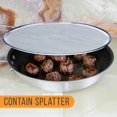thumbnail image 5 of Panier de Friture Rond en Acier Inoxydable pour Outils de Cuisine Antidéflagrant Couvercle à Huile Poignée Multifonctionnelle Panier de Friture Pliant Attrape-Nourriture pour Évier de Cuisine, 5 of 5