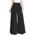 thumbnail image 3 of Palazzo Pants for Women Slacks Wide Leg High Waisted Business Casual Work Trousers with Pockets, 3 of 6