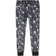 thumbnail image 2 of Ma Croix Mens Twill Jogger Pants with Ankle Zipper Star Elastic Cotton Pants, 2 of 5
