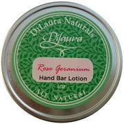 Dilaura Naturals Rose Geranium Hand Bar Lotion, 1 oz