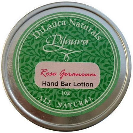 Dilaura Naturals Rose Geranium Hand Bar Lotion, 1 oz