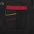 thumbnail image 5 of Ocealan Mens Short/Long Sheeve Uniform Chef Coat Double Breasted Pockt Working Jacket for Hotel Black XXL, 5 of 7
