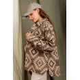 thumbnail image 3 of Vintage Inspired Shirt Jacket Coat (M, MultiGreen), 3 of 11