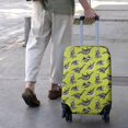 thumbnail image 3 of Green Dinosaurs Skeletons Pattern Luggage Cover Fashion Suitcase Cover Baggage Covers Fit 25-28 Inch Luggage (Go Travel), 3 of 5