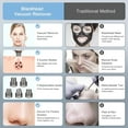 thumbnail image 2 of INSMART Electric Blackhead Remover - Pore Vacuum Cleaner with Heating Mode, 3 Suction Levels & 5 Attachments, Facial Comedone Extractor Kit for Deep Cleansing, 2 of 7