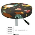 thumbnail image 4 of Naloa Gnome Insect Frog Round Bar Stool Cushion Cover 12-14 inch, Fits Kitchen, Office, Restaurant Chairs - 14 inch, 4 of 7