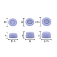 thumbnail image 4 of 3Pairs Purple Soft Silicone Flexible Ear Tips for Samsung Galaxy Buds Pro Earbuds Eartips L/M/S  Headset Accessory, 4 of 5
