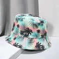 thumbnail image 5 of dianhelloya Bucket Hats Summer Fisherman Hat Floral Print Deep Double-sided Vintage Unisex Sunscreen Portable Rich Colors Summer Sun Hat Headwear, 5 of 5