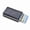 blue, variant on Rfid Aluminum Men Wallet Card Holders Purse Carbon Fiber Men Business Slim Thin Smart Wallet Credit Cardholder Case Note Holder