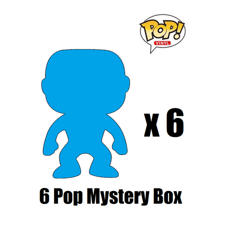 Funko Pop Mystery Box: 6 Random Pop Vinyls - Walmart.com