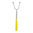 thumbnail image 2 of DOLITY BBQ Fourche Extensible Réutilisable Poignée en Bois Polyvalent Feu de Camp Jaune, 2 of 7