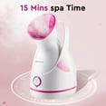 thumbnail image 3 of Amconsure Facial Steamer - Nano Ionic Face Steamer Warm Mist Steamer for Face Home Sauna SPA, Face Humidifier Steamer for Facial Deep Cleaning Unclogs, 3 of 9