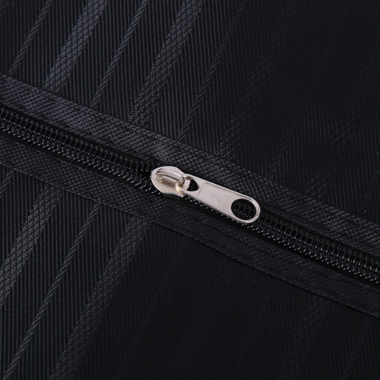 Fiocias Garment Bag Foldable Hanging Bag Hanging Clothes Suit Bag Men Suit Garment Cover black