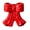 Red, variant on Cute Bow Shaped Ceramic Vase, Farmhouse Decorative Bow Flower Vase, Modern Tabletop Centerpiece for Home Bedroom Living Room Decor
