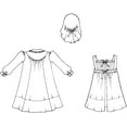 thumbnail image 3 of Folkwear Child's Prairie Dress & Pinafore #212 Girls Frock Dresses Apron Sunbonnet Western Out West Sewing Pattern (Pattern Only) folkwear213, 3 of 4