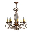 thumbnail image 5 of Meyda Tiffany 142864 Elisha 8 Light 26" Wide Taper Candle Style Chandelier - Custom, 5 of 6
