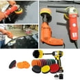 thumbnail image 6 of Tgbvmt 22 Piece Drill Brush Attachment Set for Car Cleaning Polishing Kitchen Bathroom Toilet Scrubbing Heavy Duty Drill Brushes Pads for Home Auto Detailing and Floor Cleaning, 6 of 8