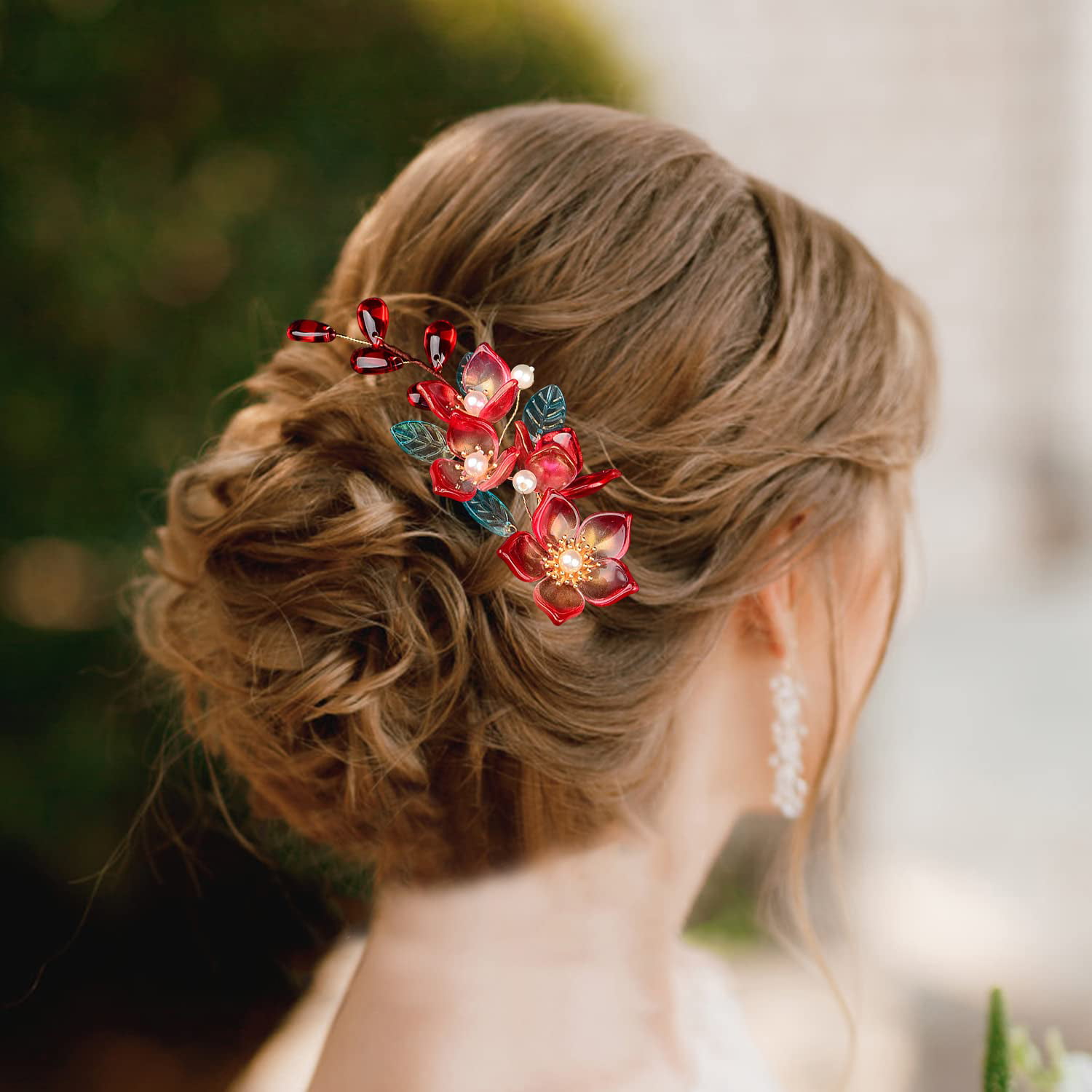 Wedding Hair Pins Rhinestone Hair Jewelry Bridal Beaded Hair - Etsy