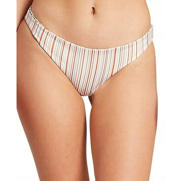 Volcom STRIPE MULTI Juniors' Flower Trip Hipster Bikini Swim Bottom, US Small
