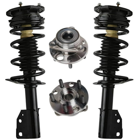 Detroit Axle - New 4-Piece Front Suspension Kit - Pair (2) Redy Struts Fits select: 1998-1999 CHEVROLET CAVALIER, 1997 CHEVROLET CAVALIER BASE/RS