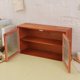 thumbnail image 1 of Gabinete de almacenamiento de madera perfecl Estante de exhibición 2 niveles, 1 of 8