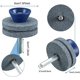 thumbnail image 2 of 2 afiladores de cuchillas para cortacésped de doble capa, afilador de cuchillas para cortacésped resistente al desgaste adecuado para la mayoría de taladros eléctricos o taladros manuales, 2 of 5