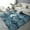 Dark blue, variant on VIKAMA Silk wool Solid Colour Living Room Bedroom Bedside Sofa Soft Mat Home Light Luxury Non-slip Dirty Resistant Washable Rug