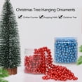 thumbnail image 3 of Adornos de cadena de bolas de Navidad para árbol de Navidad Juego de bolas colgantes inastillables MABOTO Rojo, 3 of 7