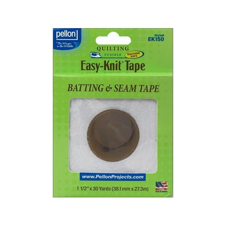 Pellon Easy Knit Bat & Seam Tape 1.5"x30yd Pkg Wht