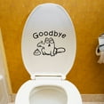 thumbnail image 3 of DIY Good Bye Room Toilet Seat Bathroom Sticker Home Refrigerator Wall Decal Art, 3 of 3