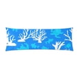 thumbnail image 1 of YUSDECOR Color Corals Body Pillow Pillowcase Pillow Protector Cushion Cover 20x60 Inch, 1 of 2