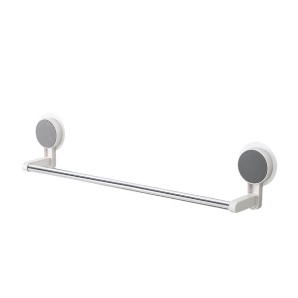 Organizador de Pared Multiusos para Zapatos, Toallas y Ropa con 6 Ganchos, Fácil Instalación, Color Blanco, Material ABS + Acero Inoxidable, Medidas 48.5 x 8.0 x 10.0 cm, Ideal para Ahorrar Espacio