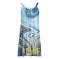 thumbnail image 4 of IROINNID Sundress For Women Sleeveless Round Neckline Summer Sexy Casual Backless Mini Dress Regular Print Dress, 4 of 5