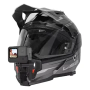 Motorcycle Helmet Chin Mount Strap for GoPro Hero 12/11/10/9 & Insta360 Action 3 – Secure & Adjustable Camera Mount