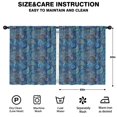thumbnail image 2 of Blackout Kids Curtains,Paisley Pattern Childrens Insulated Curtains Set Of 2,Bedroom Essentials,Toddler Room Decor 52"x63"(132x160cm), 2 of 4
